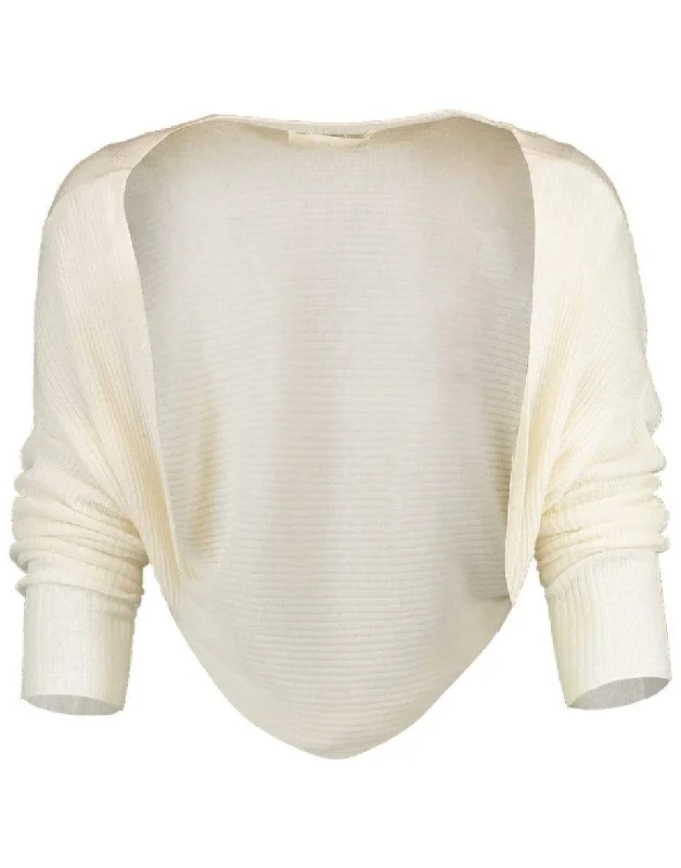 Ecru Kylie Cashmere Shrug