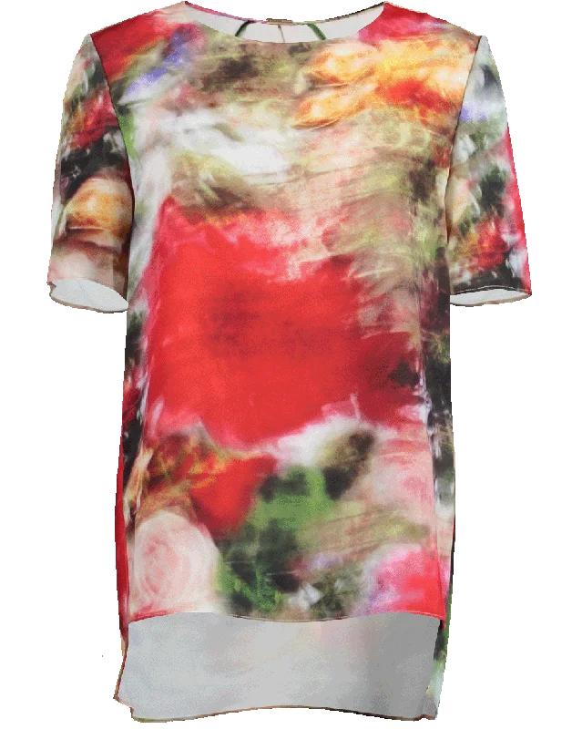 Multi-Floral Printed Tee