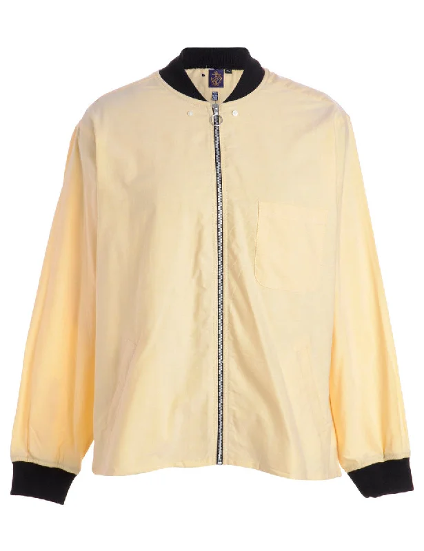 Label Jamie Branded Straight Hem Bomber Jacket