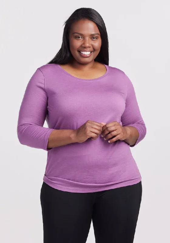 Jenny 3/4 Sleeve Crew Neck • Final Sale Deals! - Dewberry