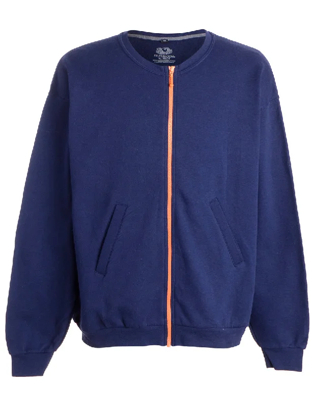 Label Idris Zip Front Sweatshirt