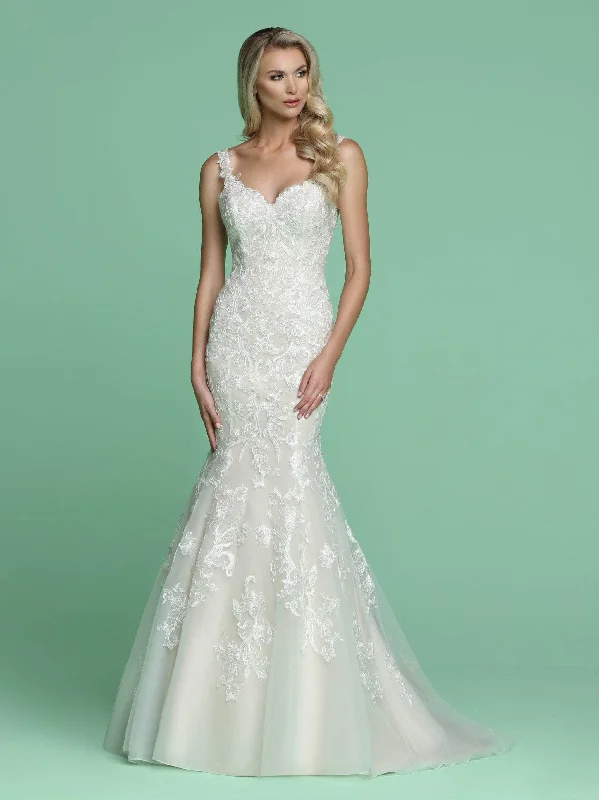 Da Vinci 50624 - Sweetheart Low V-Back Bridal Gown