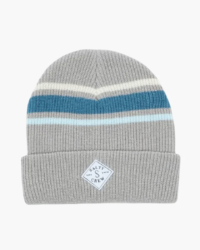 Tippet Stripe Beanie - Stone