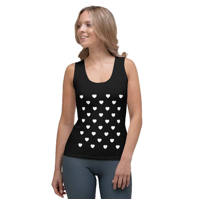 Tank Top - HERTTAHOUND HEARTS bw