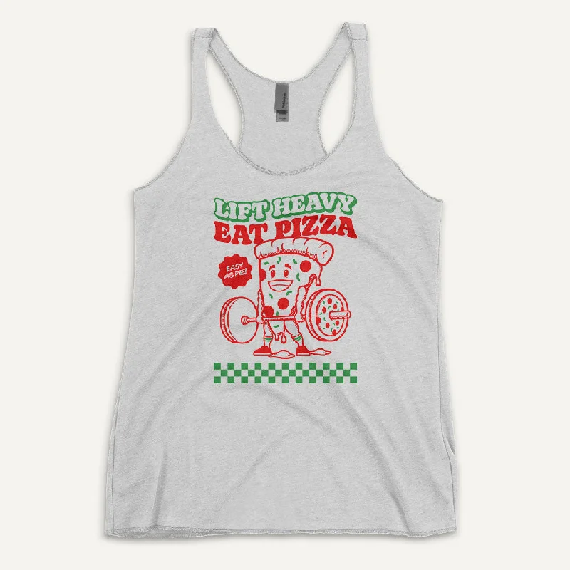 Lift Heavy Eat Pizza Women’s Tank Top