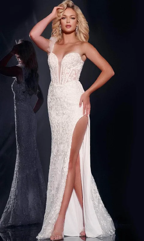 Jovani 40425 - Lace Corset Prom Dress