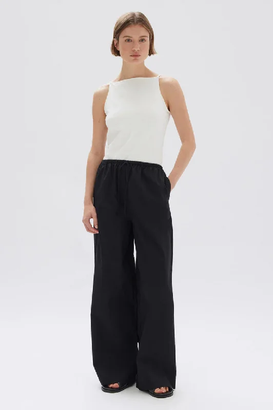 Assembly Philipa Poplin Pant - Black