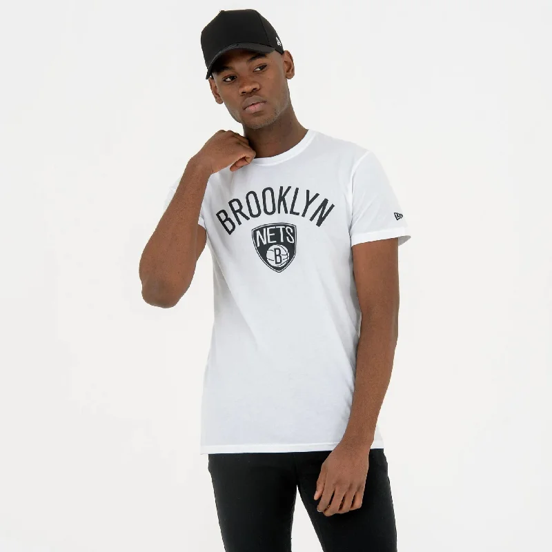 Brooklyn Nets NBA Regular White T-Shirt