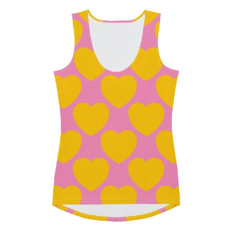 ELLIE LOVE yellow pink - Tank Top