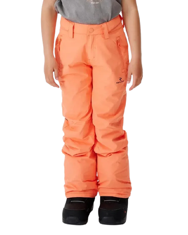 Rip Curl Olly Snow Pants Kids 10K  - Salmon  - 2023