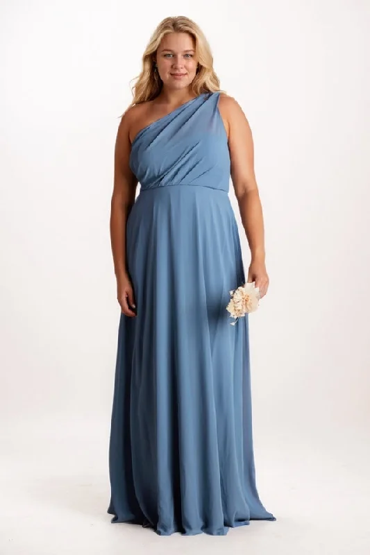 A-Line Maxi Chiffon Bridesmaid Dress CB0738