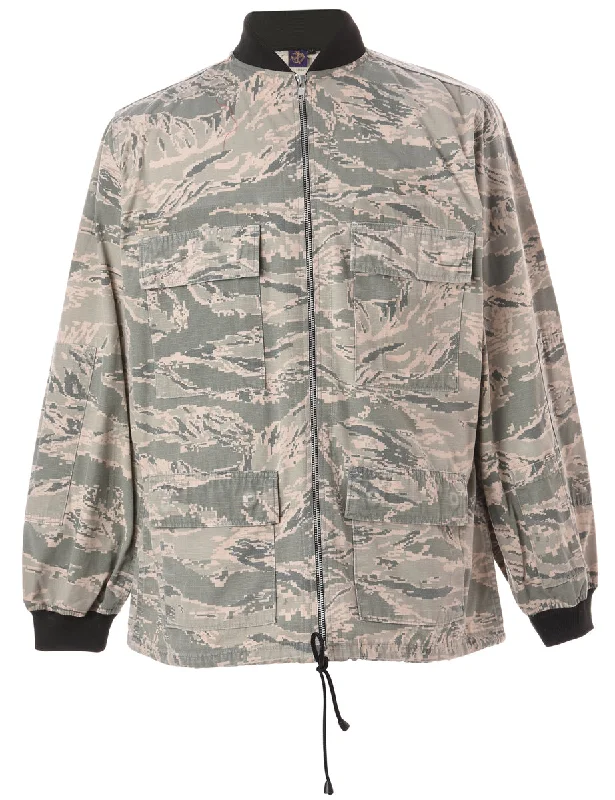 Label Jackson Camo Bomber Jacket