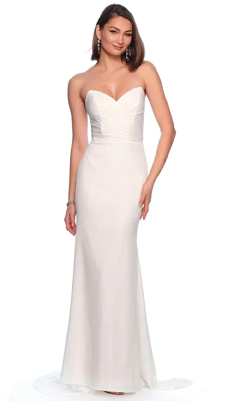 Dave & Johnny Bridal 11988 - Strapless Sheath Bridal Gown