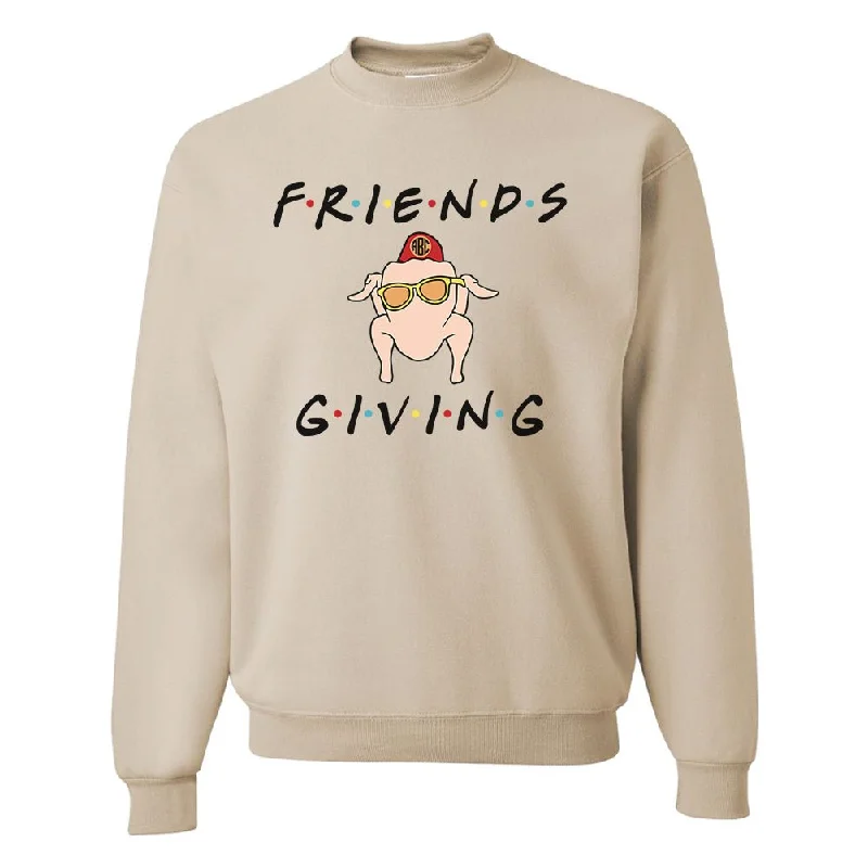 Monogrammed 'Friendsgiving' Crewneck Sweatshirt