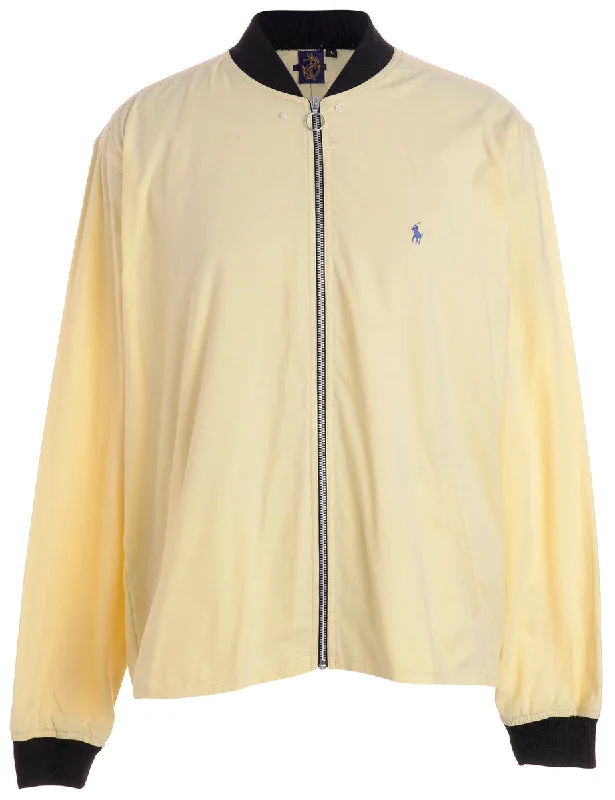 Label Jamie Branded Straight Hem Bomber Jacket