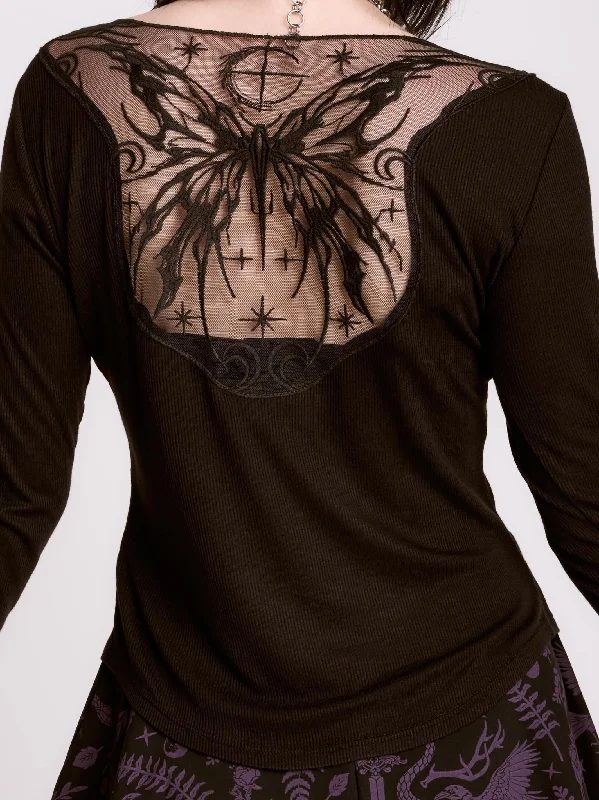 Sigil Moth Rib Top