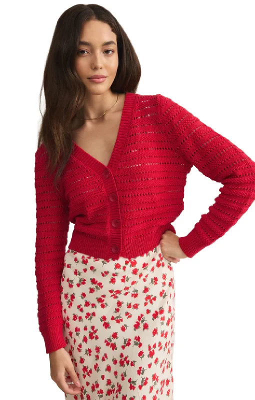 Romance Cardigan Cherry