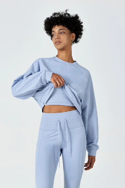 CloudFleece™ Cropped Crew Pullover