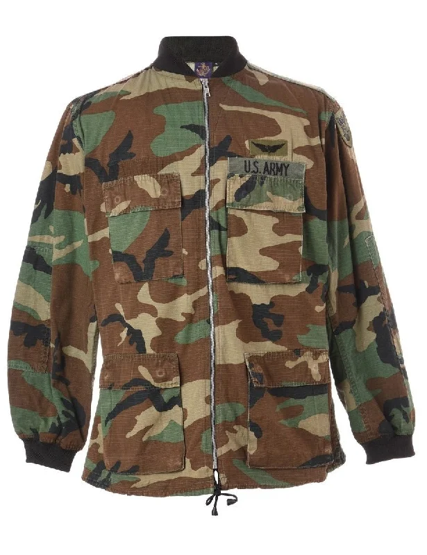 Label Jackson Camo Bomber Jacket