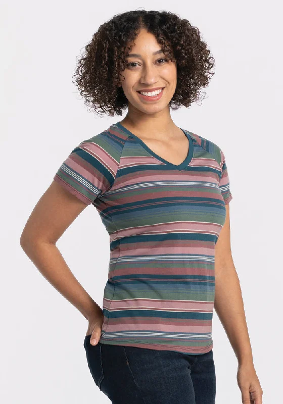 Mia V Neck • Final Sale Deals! - Adirondack 2.0 Stripe