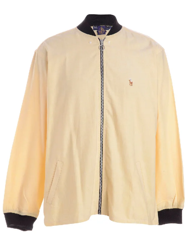 Label Jamie Branded Straight Hem Bomber Jacket