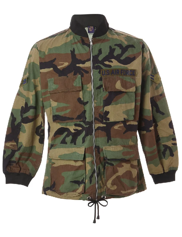 Label Jackson Camo Bomber Jacket